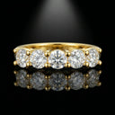 Round Moissanite Ring in Sterling Silver Carat Cute Romantic
