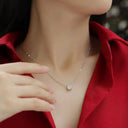 Elegant Moissanite Pendant Necklace Style