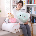 Lovely Cartoon Animal Plush Toy Collection Soft Cat Rabbit Dog