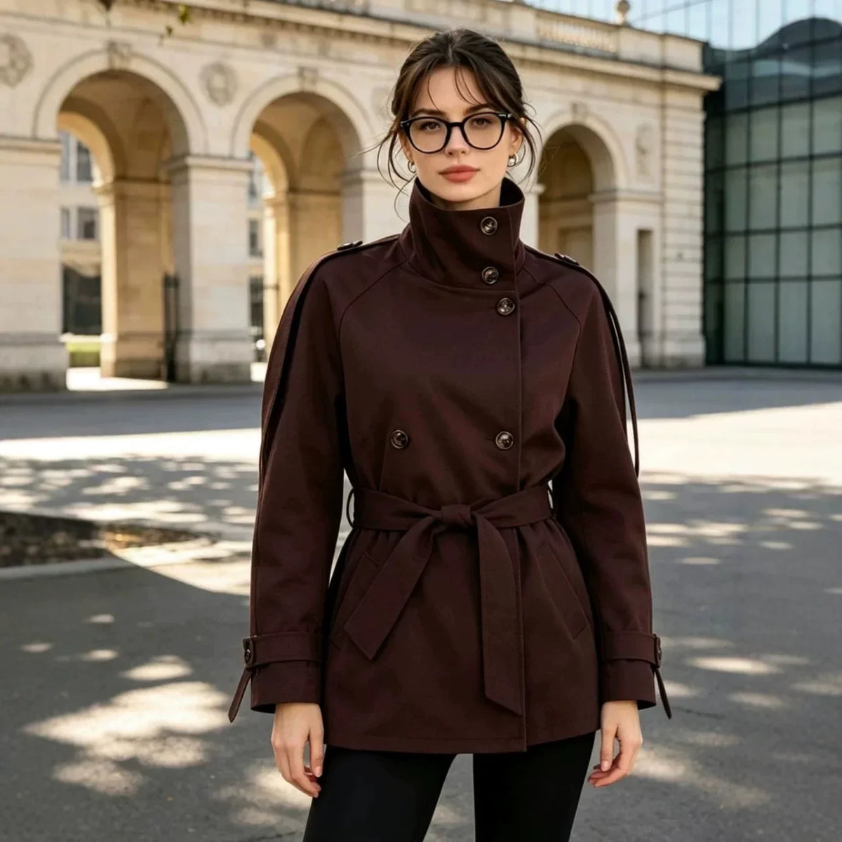 Lace Brown Fashion Jacket