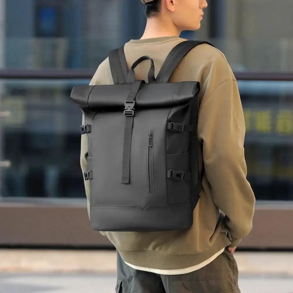 Waterproof Durable Outdoor Backpack Roll Top Fashion Casual backpacks for Hiking Travel Men Women Daily Commute mochilas рюкзак