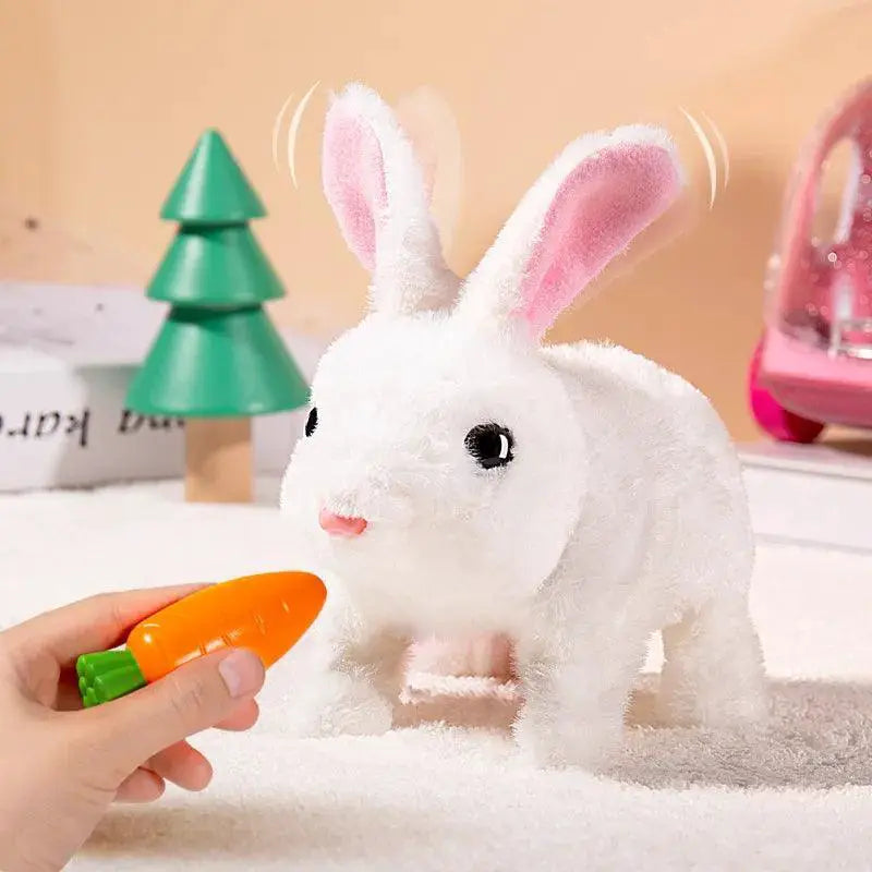 Children Interactive Rabbit Electronic Plush Pet Toy Gift