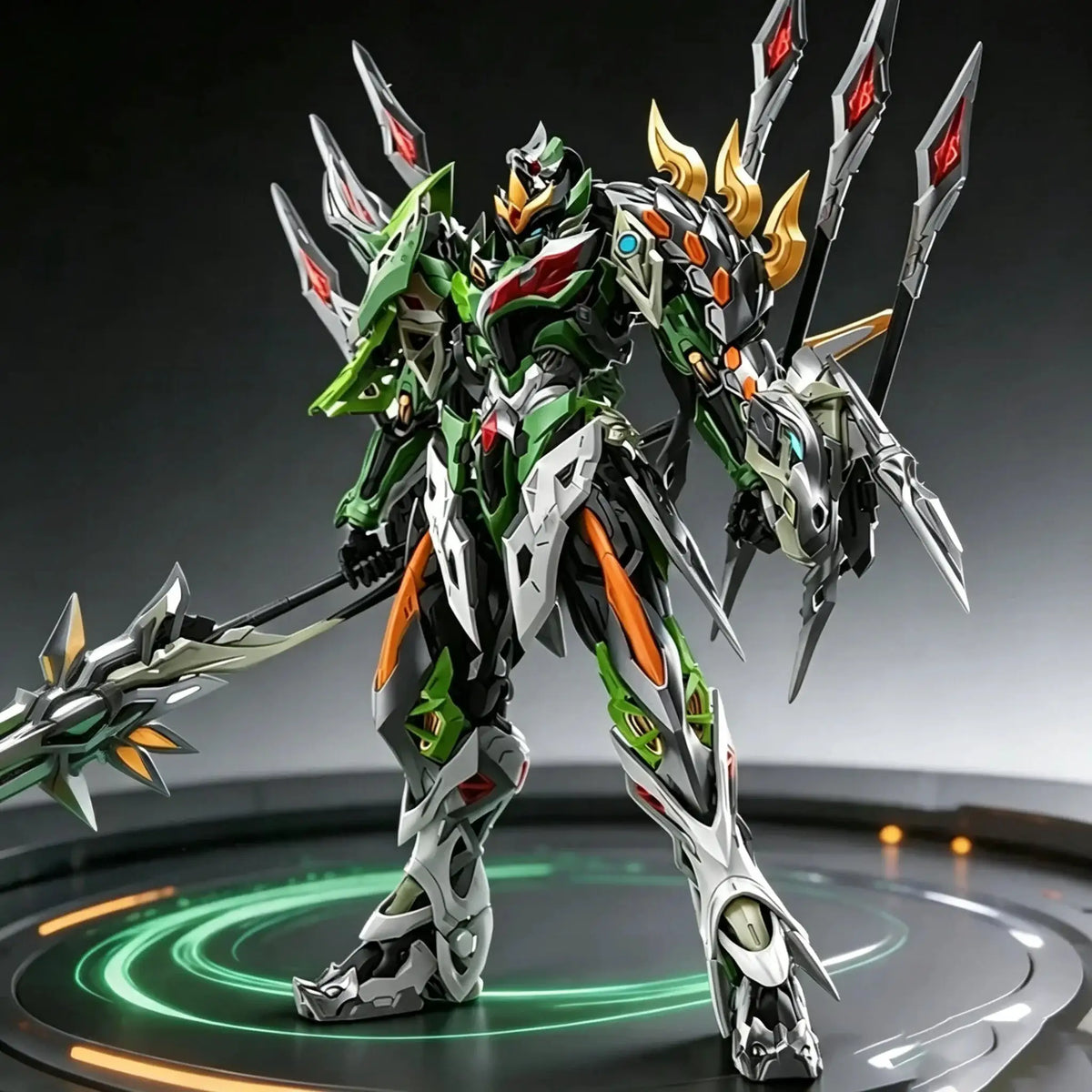 MOTOR Nuclear Mmp-Xh17 Ma Chao Heavenly Hero Star Armored Tiger General Assemble Mecha Action Figure Model Toy Birthday GiftS
