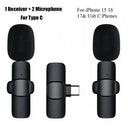 Basix Wireless Lav Mic - Noise Cancel Vlog Set