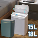 15 To 18L Smart Sensor Trash Can Waterproof Touchless System