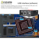 YIZHAN 60MP 48MP 4K Electronic Digital Microscope For Soldering 1080P HDMI VGA USB Industrial Camera 150xLens FoldBracket Remote