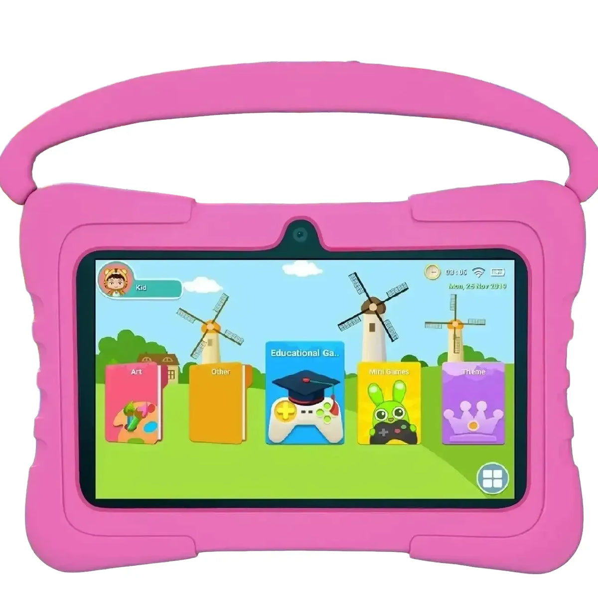 Kids Tablet for Learning and Play — Pink