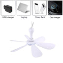 USB Ceiling Fan Efficient Silent Cooling Solution Portable
