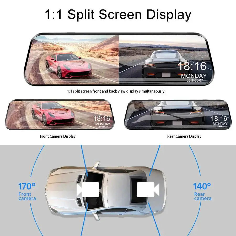 Car Mirror Camera Recorder High Quality Night Vision Video
