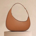 PU Half Moon Bag for Women Everyday Use