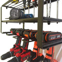 Power Tool Rack Electric Drill Holder Wall Mount Organizer