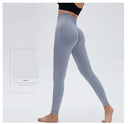 Nude Yoga Pants for Women High Waist Seamless Hip Lifting Fitness Design