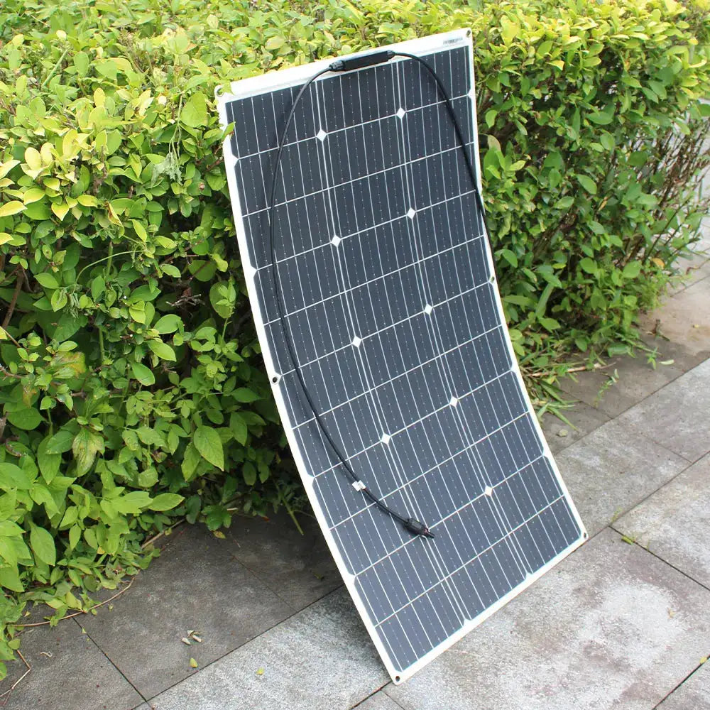 Flexible Solar Panel 12v 100W 200w 300w 400w 500w 600w Outdoor Bendable Solar Panels for Curved RV Roof Boat 12v Battery