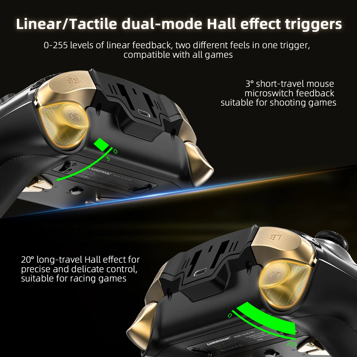 Anbernic RG Interactive Screen Wireless Gaming Controller — product view 3