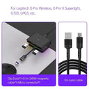 RGB Magnetic Mouse Dock Secure Cable Hub