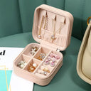 Portable Mini Jewelry Storage Box Travel Organizer Case