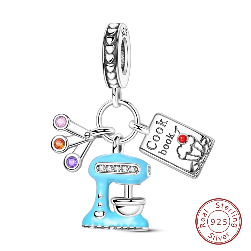 Sterling Silver Luggage Earth Camera