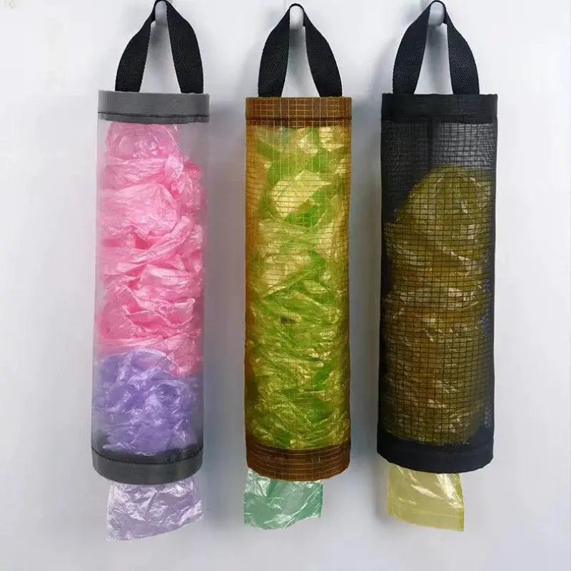 Grocery Bag Wall Mount Dispenser Kitchen Organizer