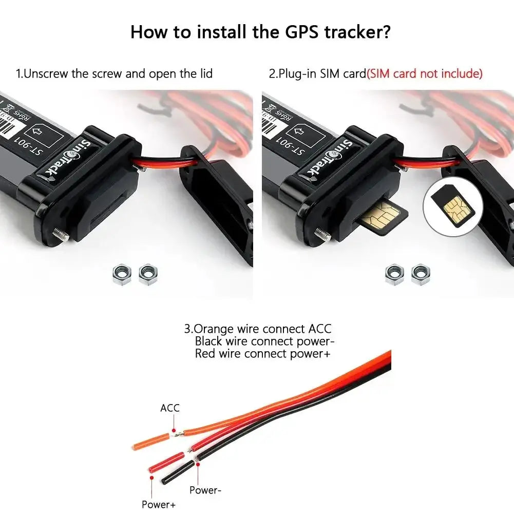 SinoTrack ST901 Waterproof GPS Tracker Vehicle Locator - OurLum.com