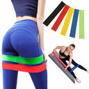 5-Piece Colorful TPE Resistance Bands Set for Home Fitness
