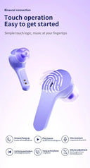 New T8 TWS Wireless Bluetooth Headset 5.3 Earbuds Bass