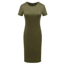 Satin Bandage Dress for Women Chic Shine