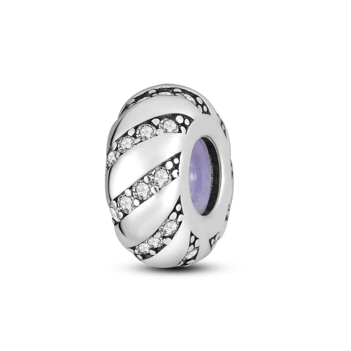 Silicone Spacer Beads Silver Plated