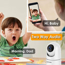 2K 4MP AI Baby Monitor with Night Vision and Smart Tracking