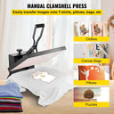 Manual Sublimation Heat Press Machine