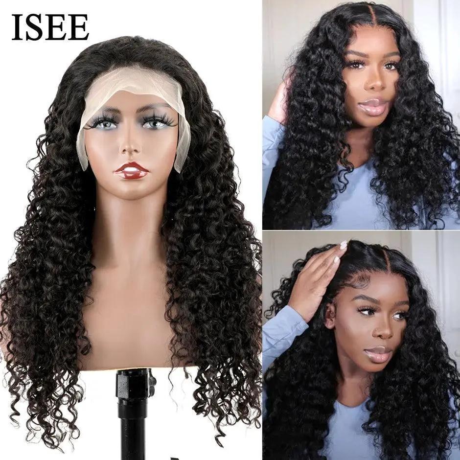 Brazilian Deep Wave HD Lace Front Wig For Natural Look