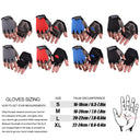 1Pair Cycling Gloves for Men & Women Anti Slip Gel Pad