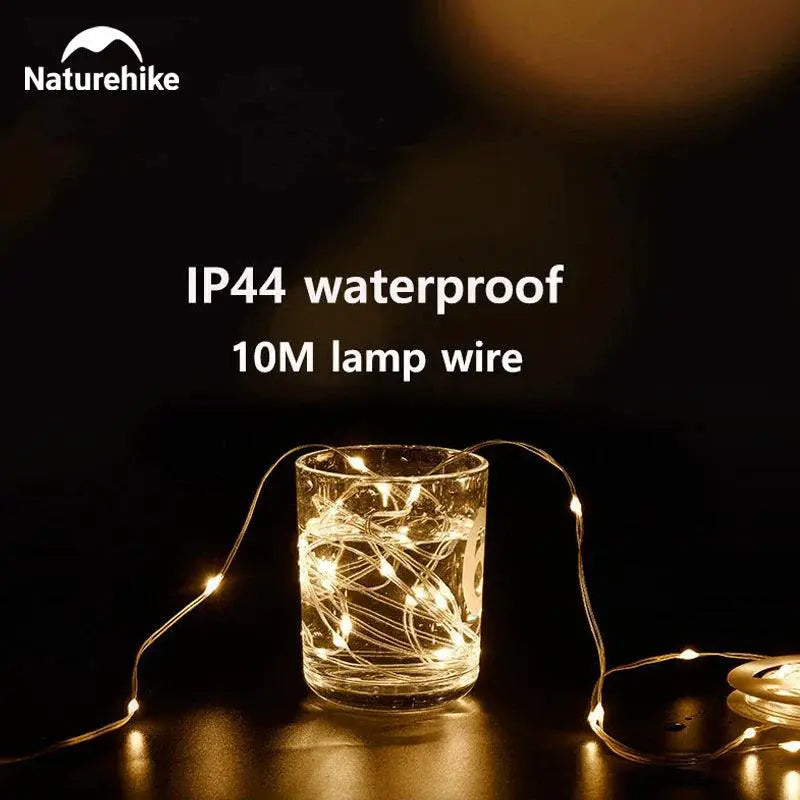 10m Camping String Light Ip44 Waterproof 8 Modes - OurLum.com