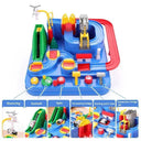 Racing Rail Car Adventure Train Toy Rocket Animals