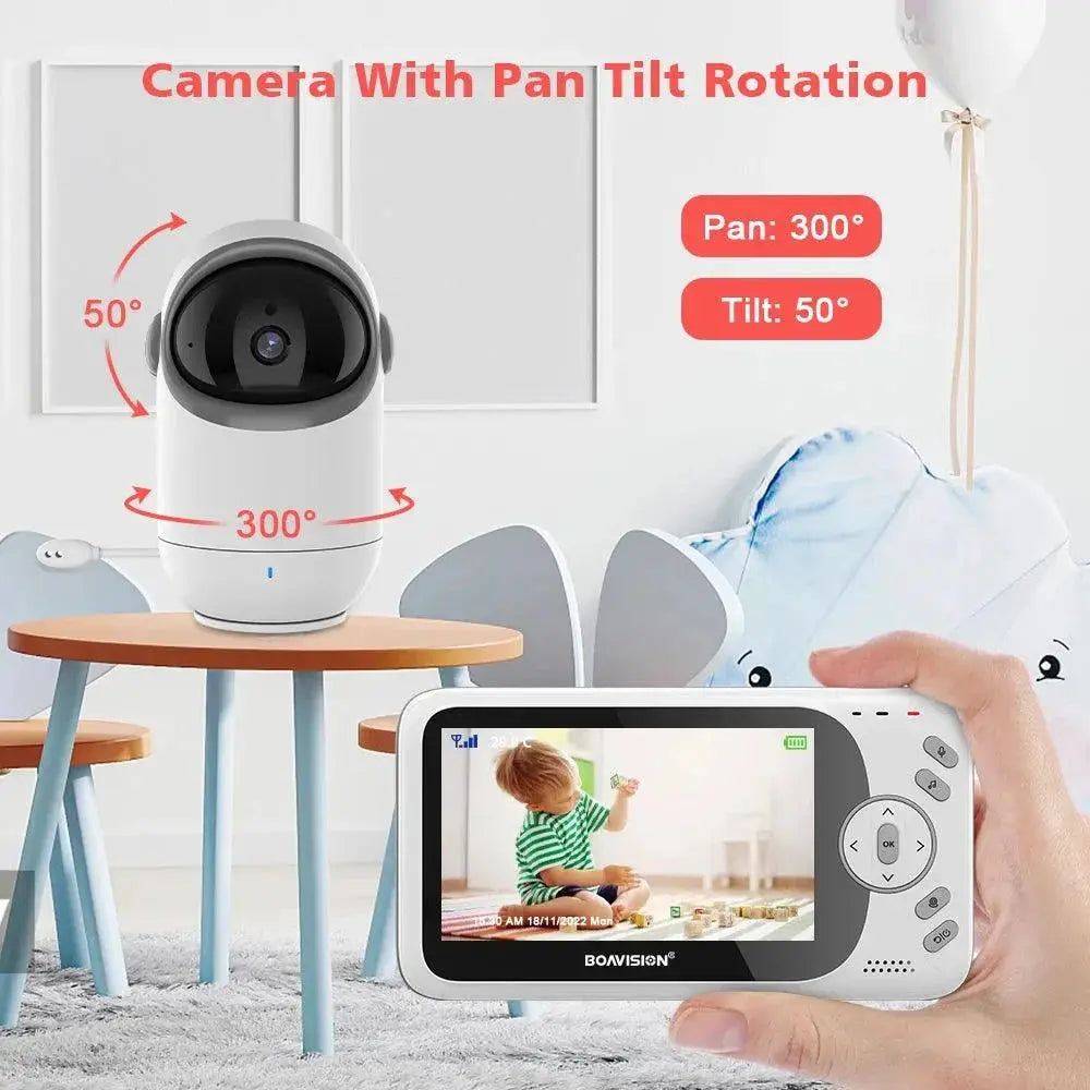 4.3 Inch Wireless Video Baby Monitor Night Vision Camera