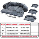 Cozy Plush Pet Bed Sofa For Large Dogs