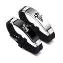 Couple Bracelets Set - Adjustable Stainless Steel