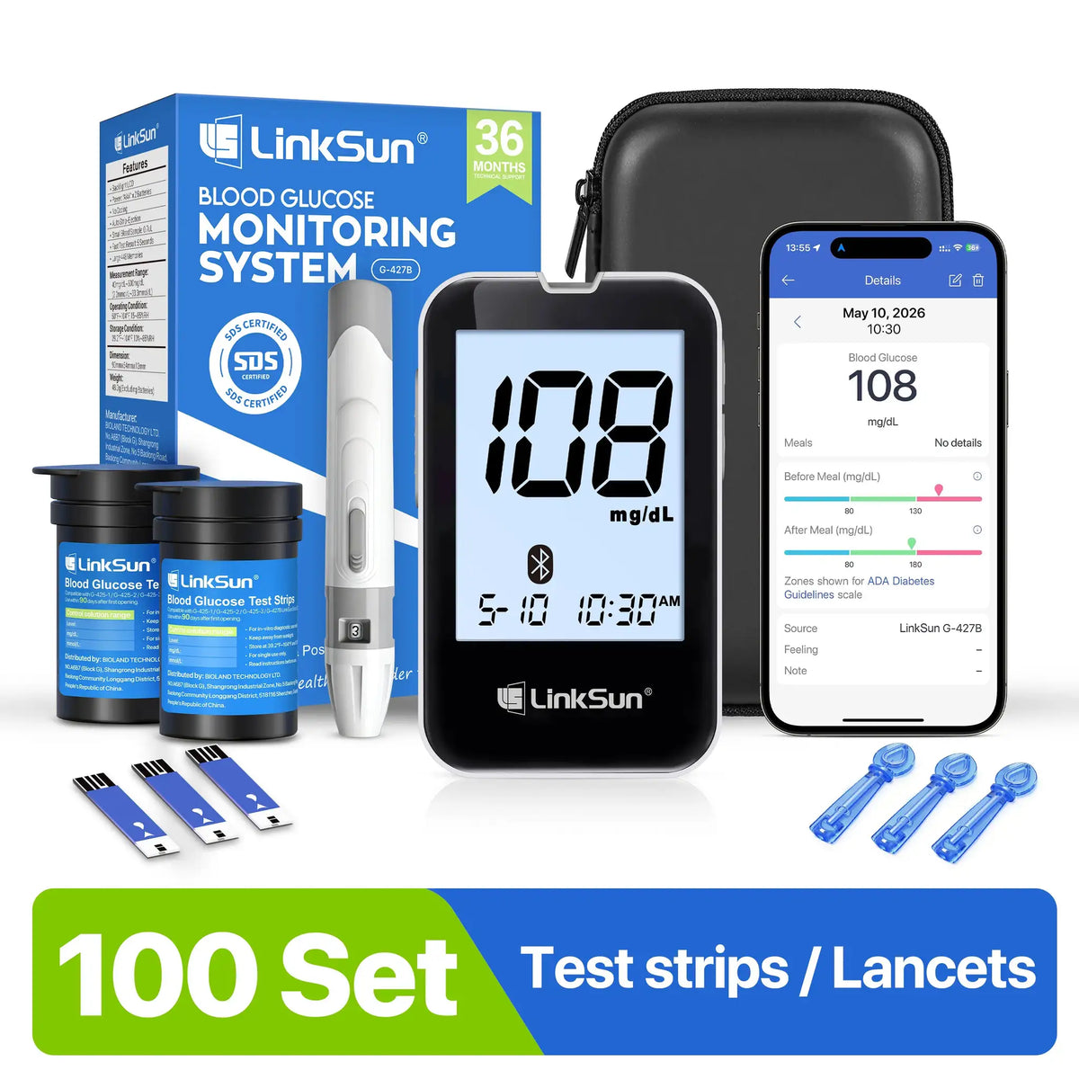 Accurate Bluetooth Blood Glucose Meter — product view 9