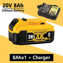 High Capacity 8.0Ah DCB200 Lithium Battery for Tools