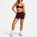 Leopard Print Yoga Set Women Butt Lift High Waist