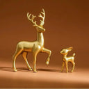 Festive Resin Deer Centerpiece for Home