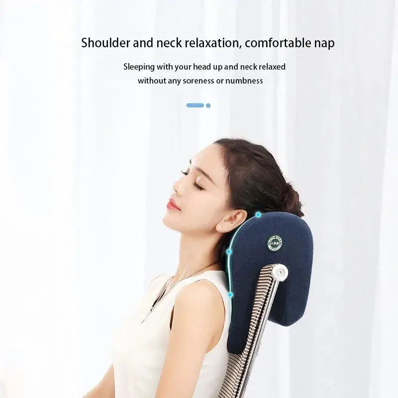 Ergonomic Memory Foam Travel Neck Pillow for Comfort