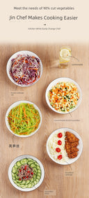 Gold Kitchen Chopping Artifact Multi-Functional Grater Slicer