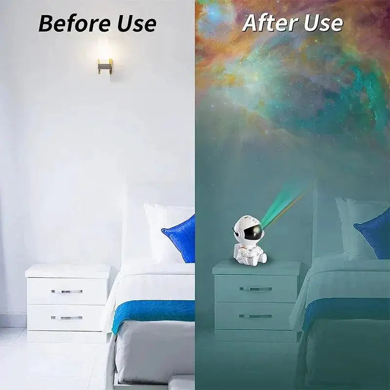 Galaxy Star Projector LED Night Light Astronaut Lamp Gifts