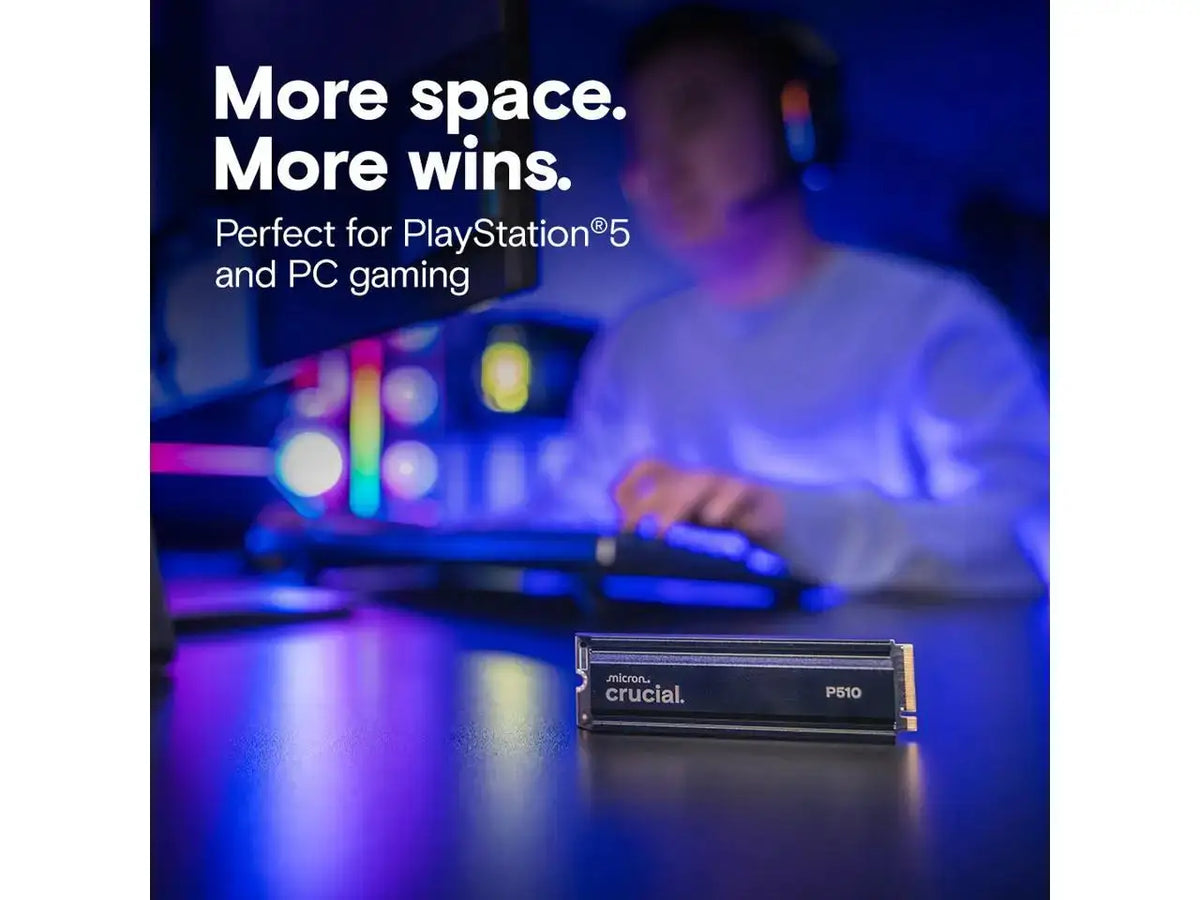 Crucial P510 1TB NVMe SSD Gen5