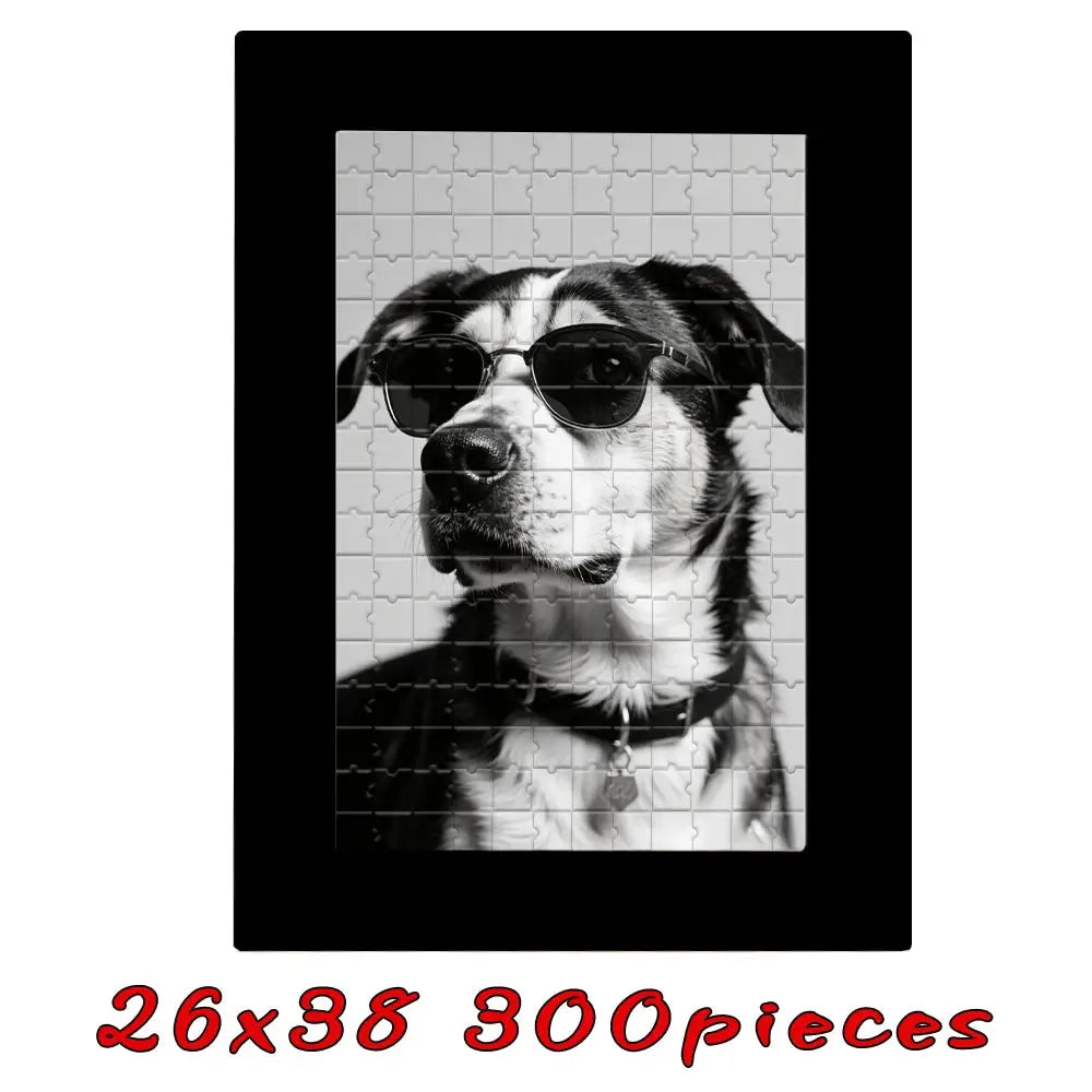 Custom Wooden Framed Photo Puzzle Gift — product view 18