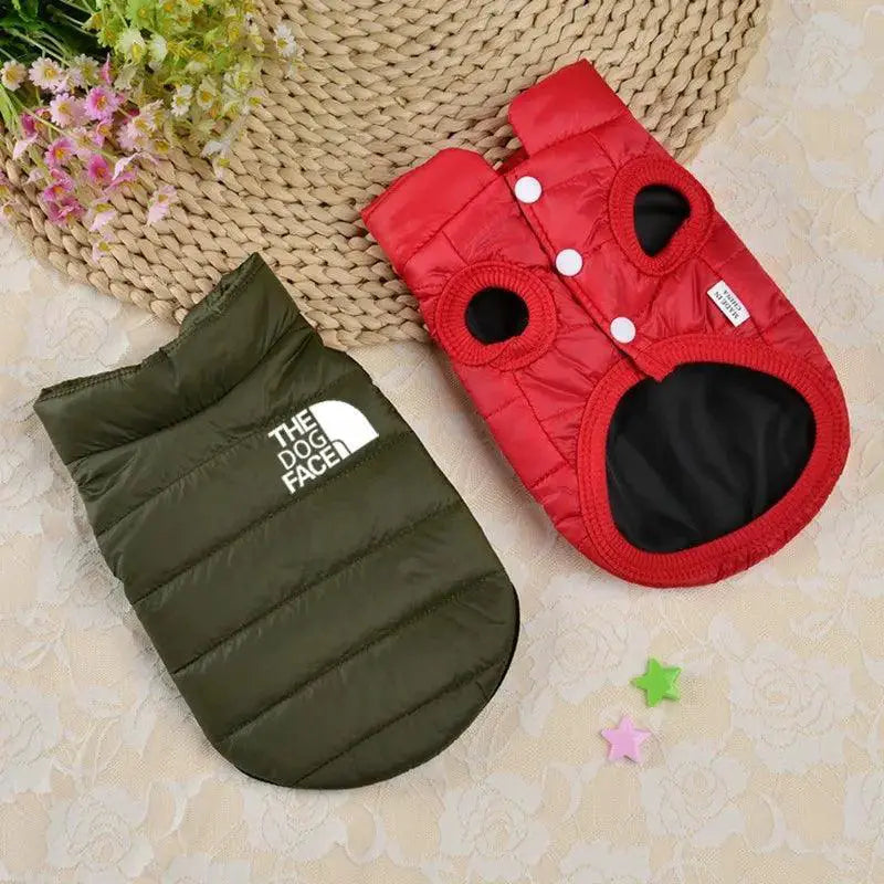 Winter Warm Double Sided Dog Vest For Small Medium Breeds