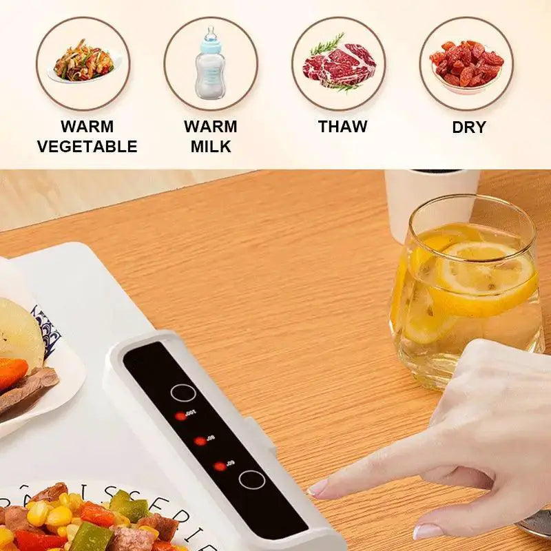 Foldable Electric Warming Tray Fast Heating Space Saver