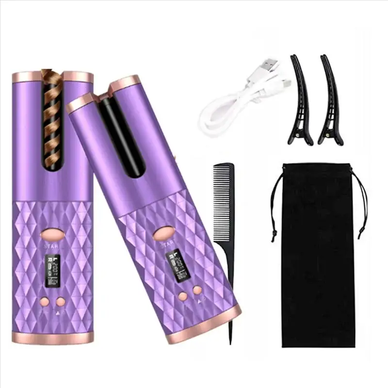 USB Automatic Curling Iron Cordless Hair Curler Device - OurLum.com