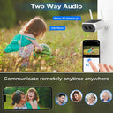Solar-Powered Outdoor Security Camera Advanced Surveillance