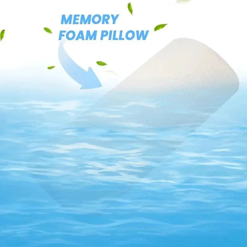 Adjustable Memory Foam Half Moon Leg Support Pillow